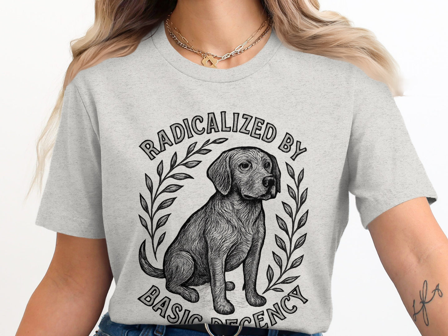 Radicalized by Basic Decency Graphic T-Shirt product