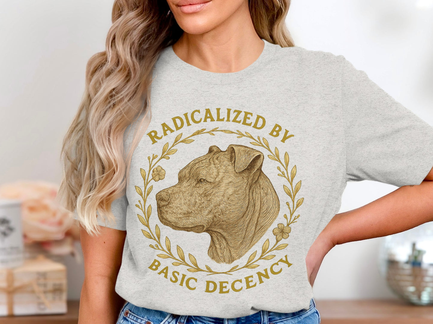 Radicalized By Basic Decency Graphic T-shirt product type