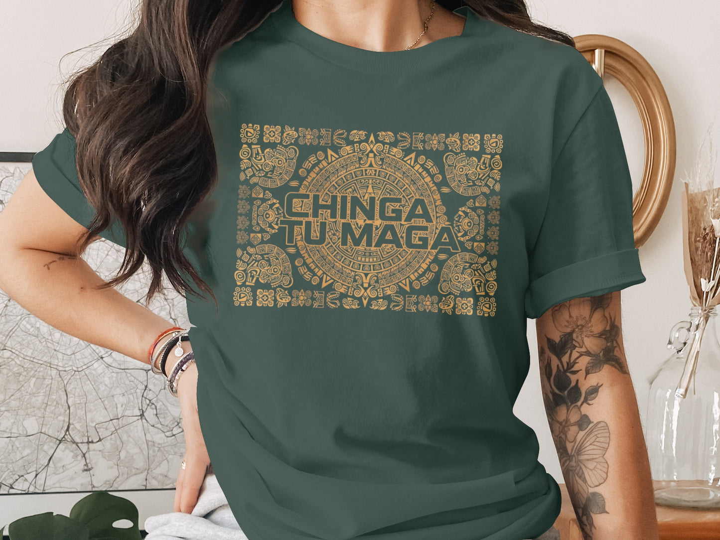 Graphic Tee with Chinga Tu Maga Design product type