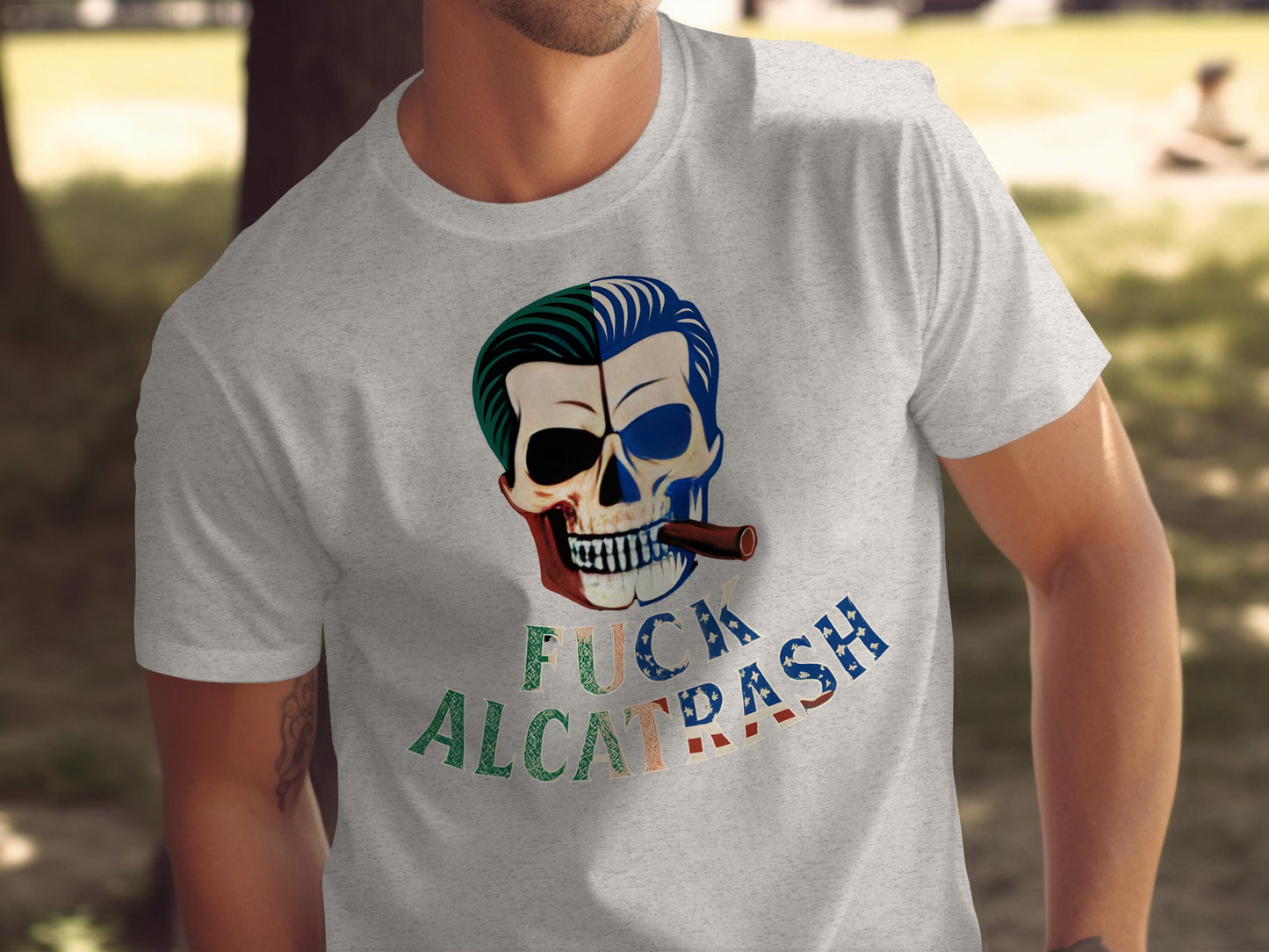 Skull Graphic Design Fuca Alcatrash T-shirt product