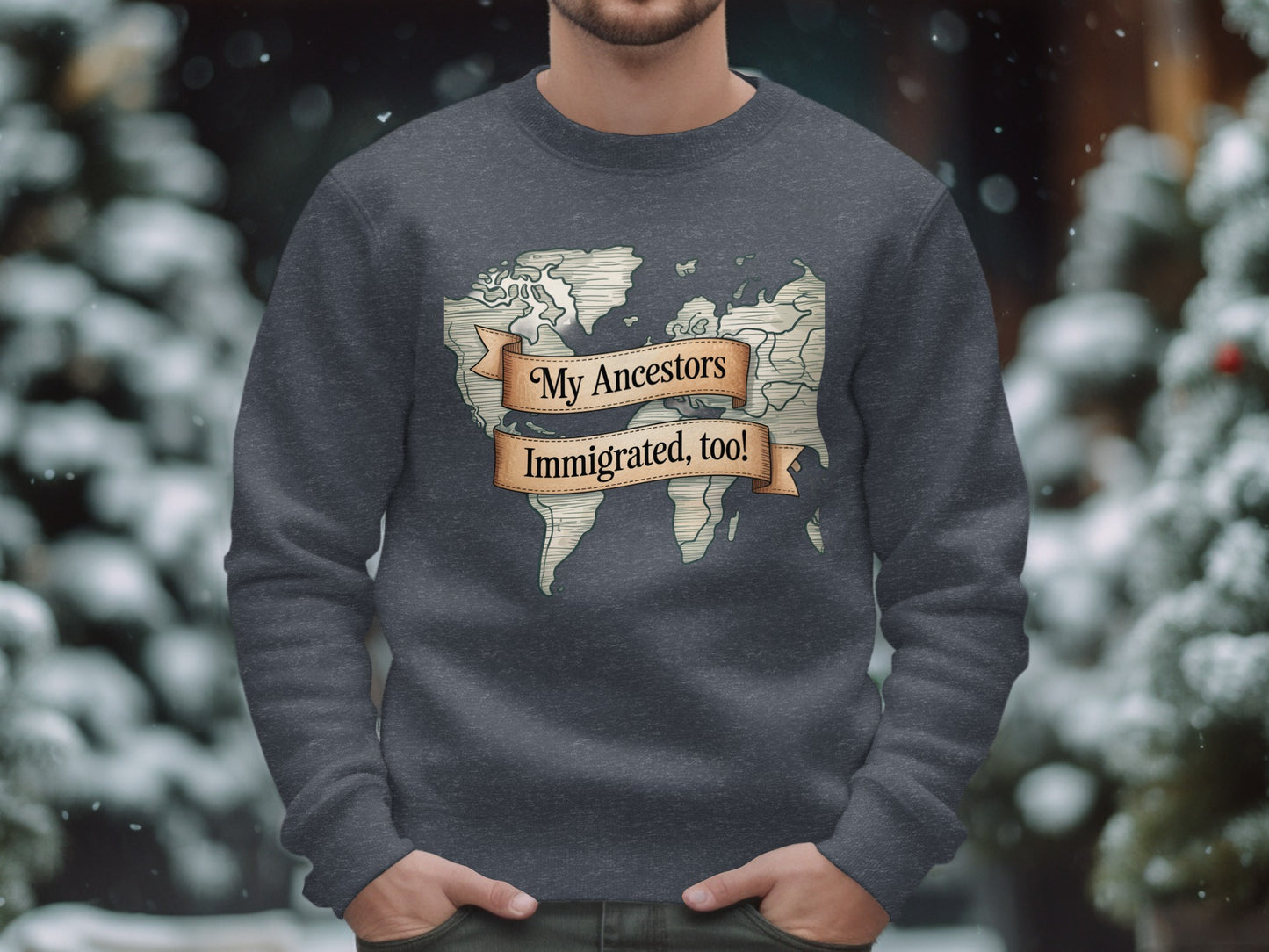 My Ancestors Immigrated Too Sweater Product