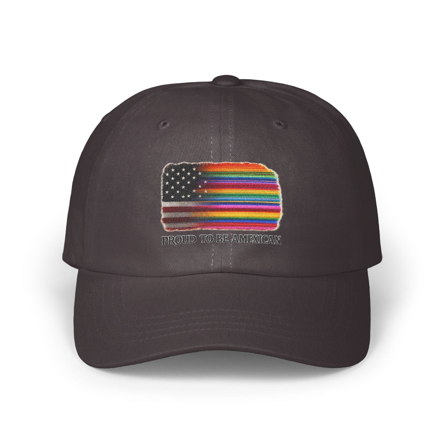 Proud to Be American Rainbow Flag Hat product type