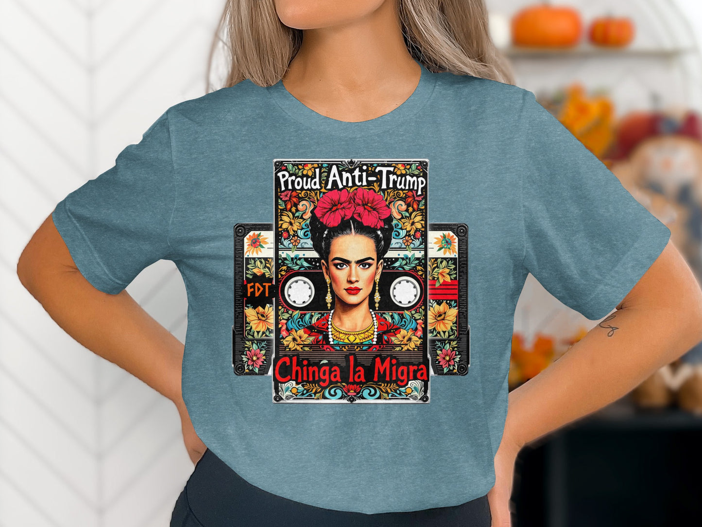 Proud Anti Trump Chinga la Migra featured shirt product type