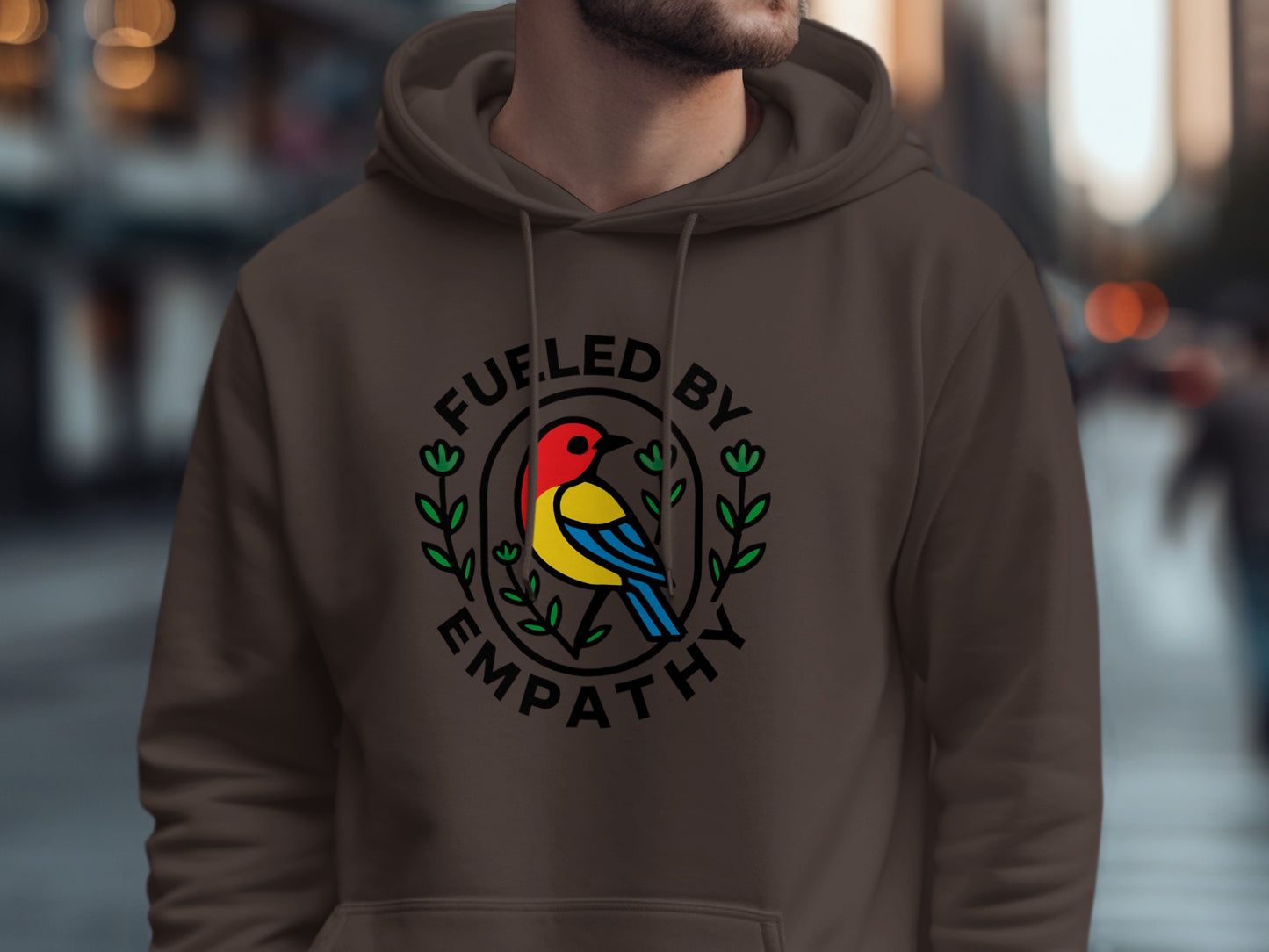 Fueled By Empathy Bird Design Hoodie product