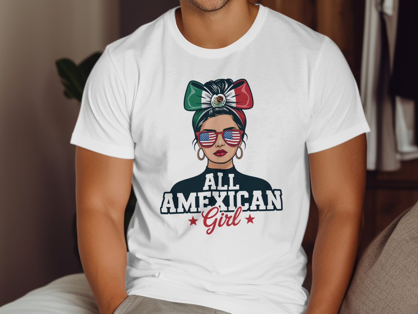 All American Girl Graphic Tee Shirt Product