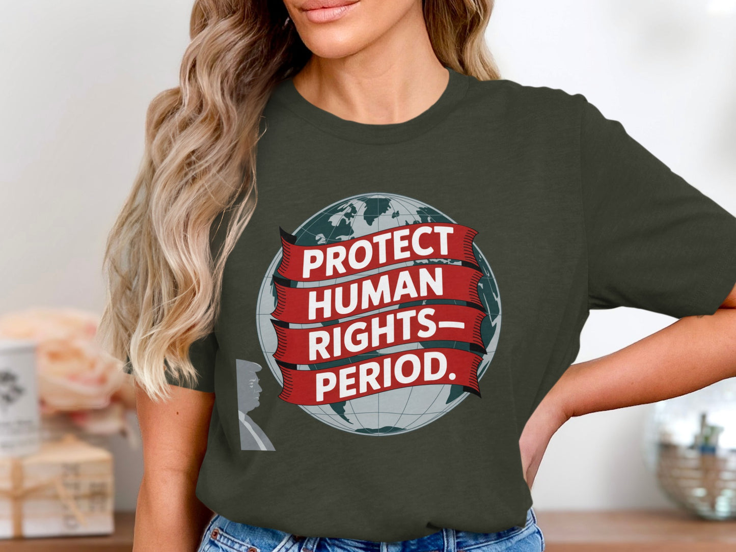 Protect Human Rights Period Graphic Tee product