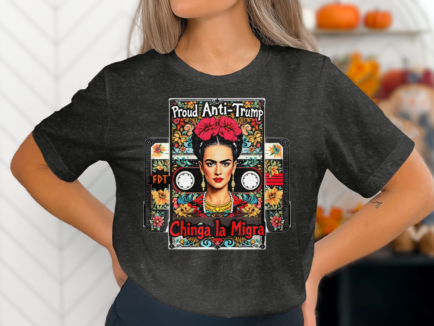 Proud Anti-Trump Chinga la Migra T-shirt product
