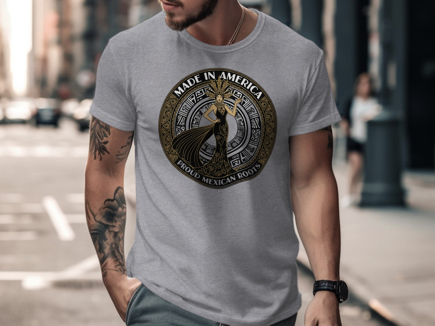 Made In America Proud Mexican Roots T-shirt product