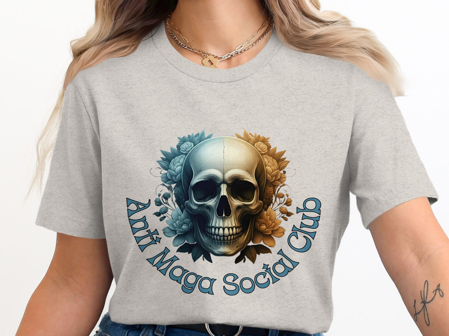 Anti Maga Social Club Skull Graphic Tee product type