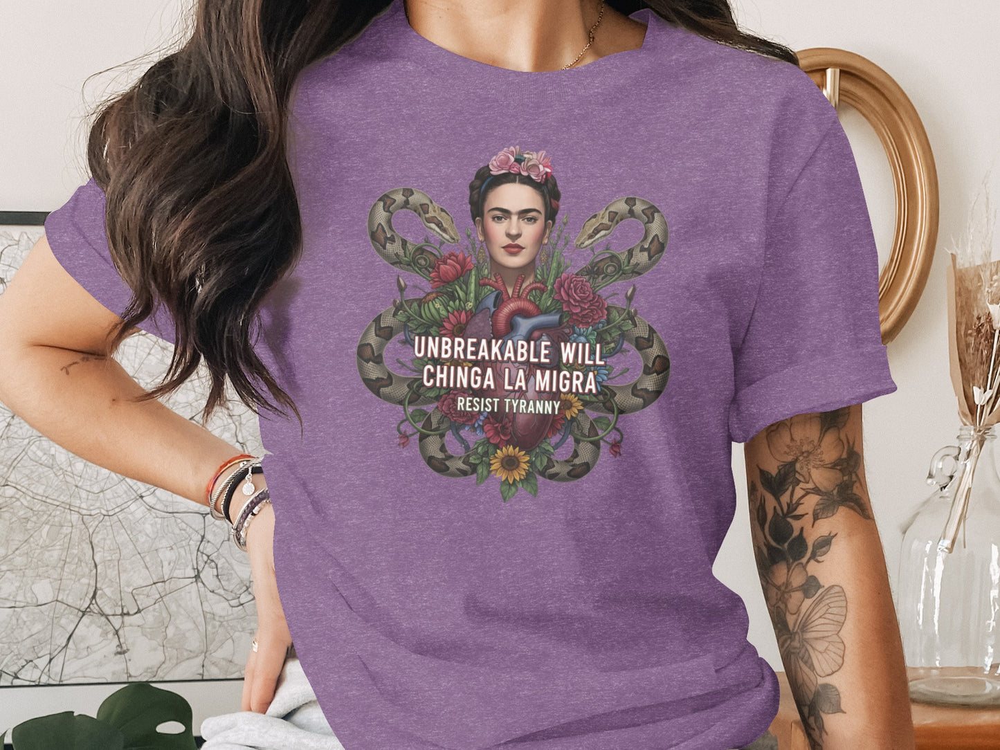 Unbreakable Will Chinga La Migra Resist Tyranny product type
