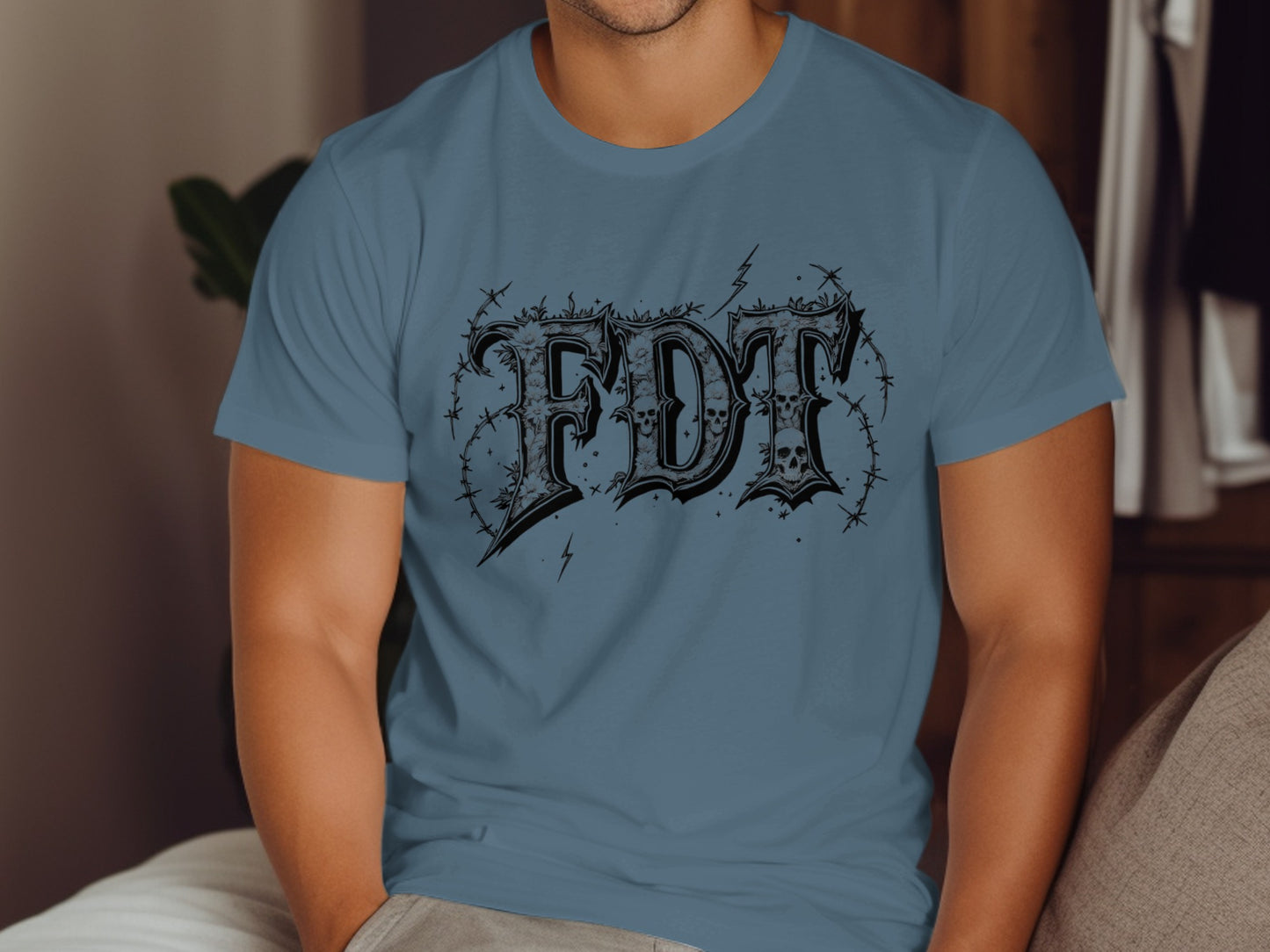 FDT barbed wire style unisex tee shirt product type