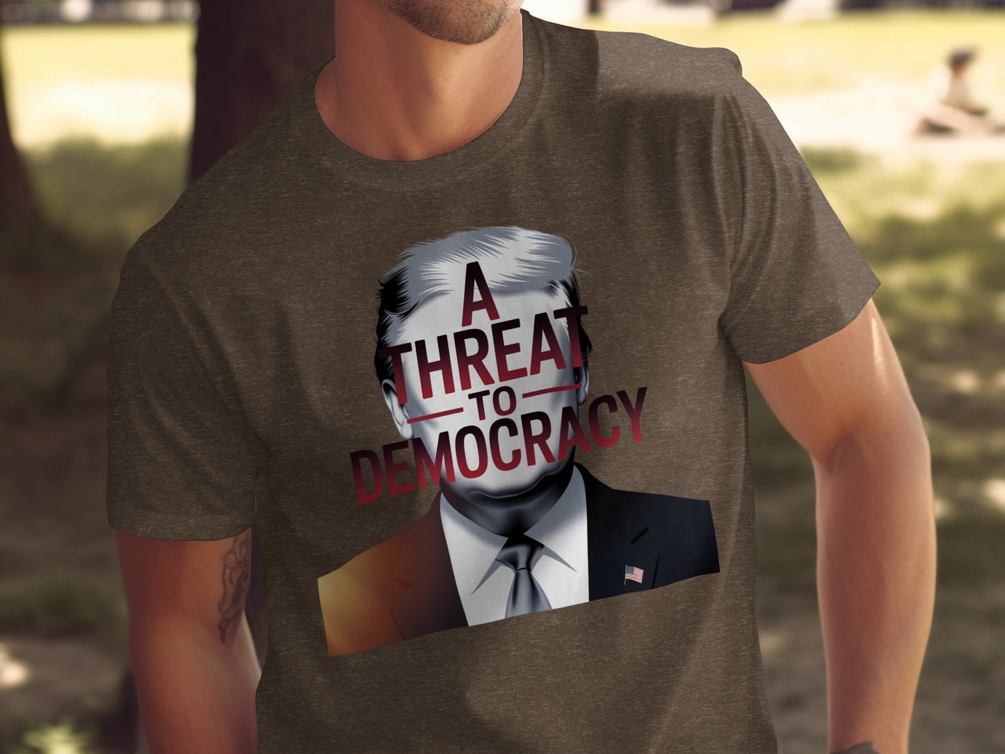 A Threat To Democracy Graphic Short Sleeve T-Shirt Product