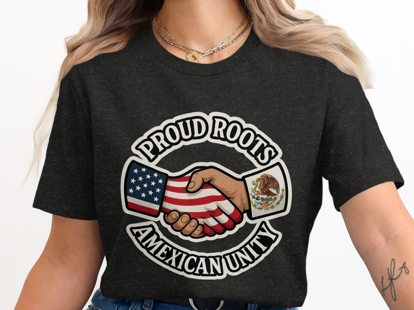 Proud Roots American Mexican Unity T-shirt product