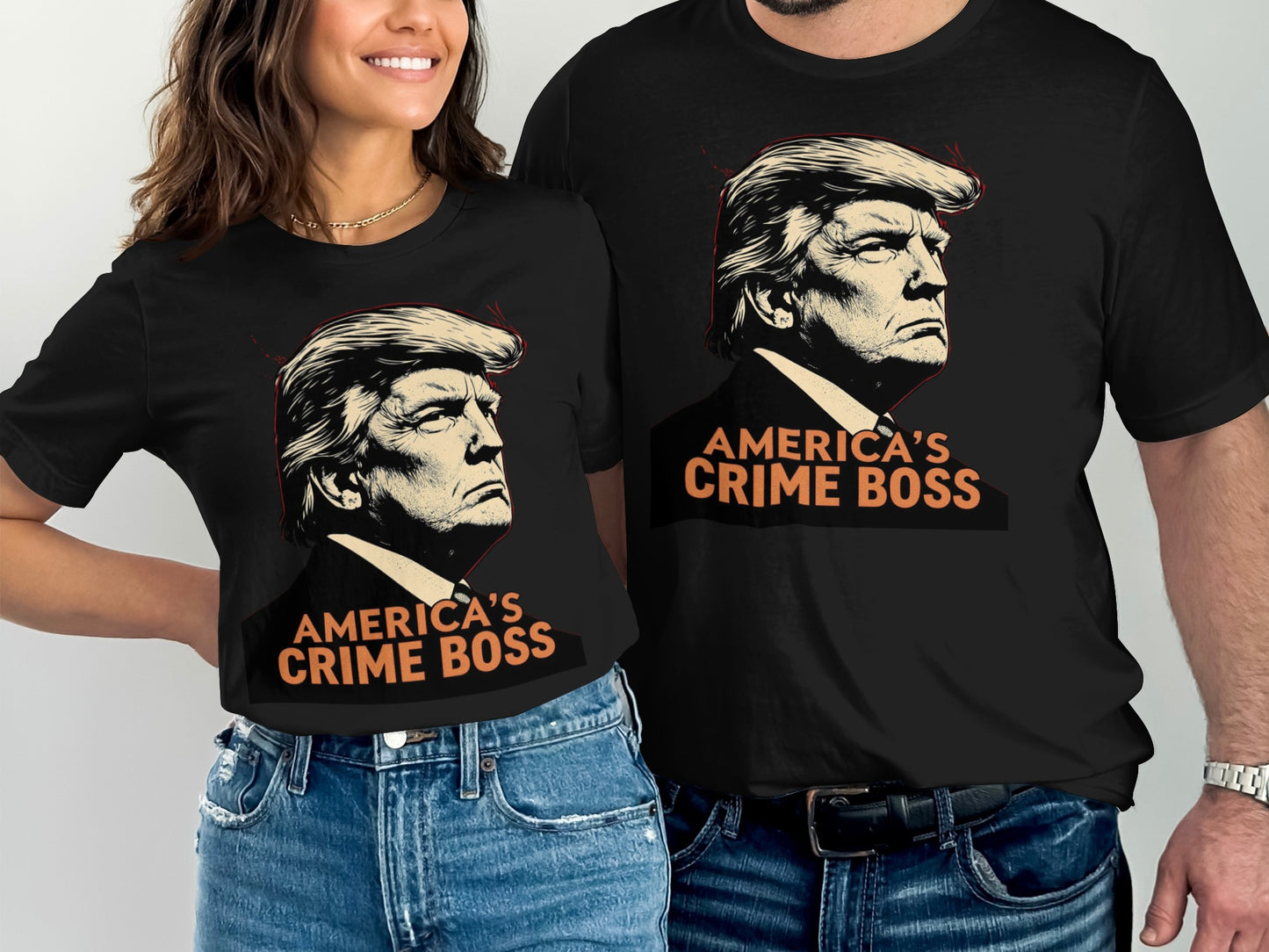 America's Crime Boss Graphic Tee Shirt product type