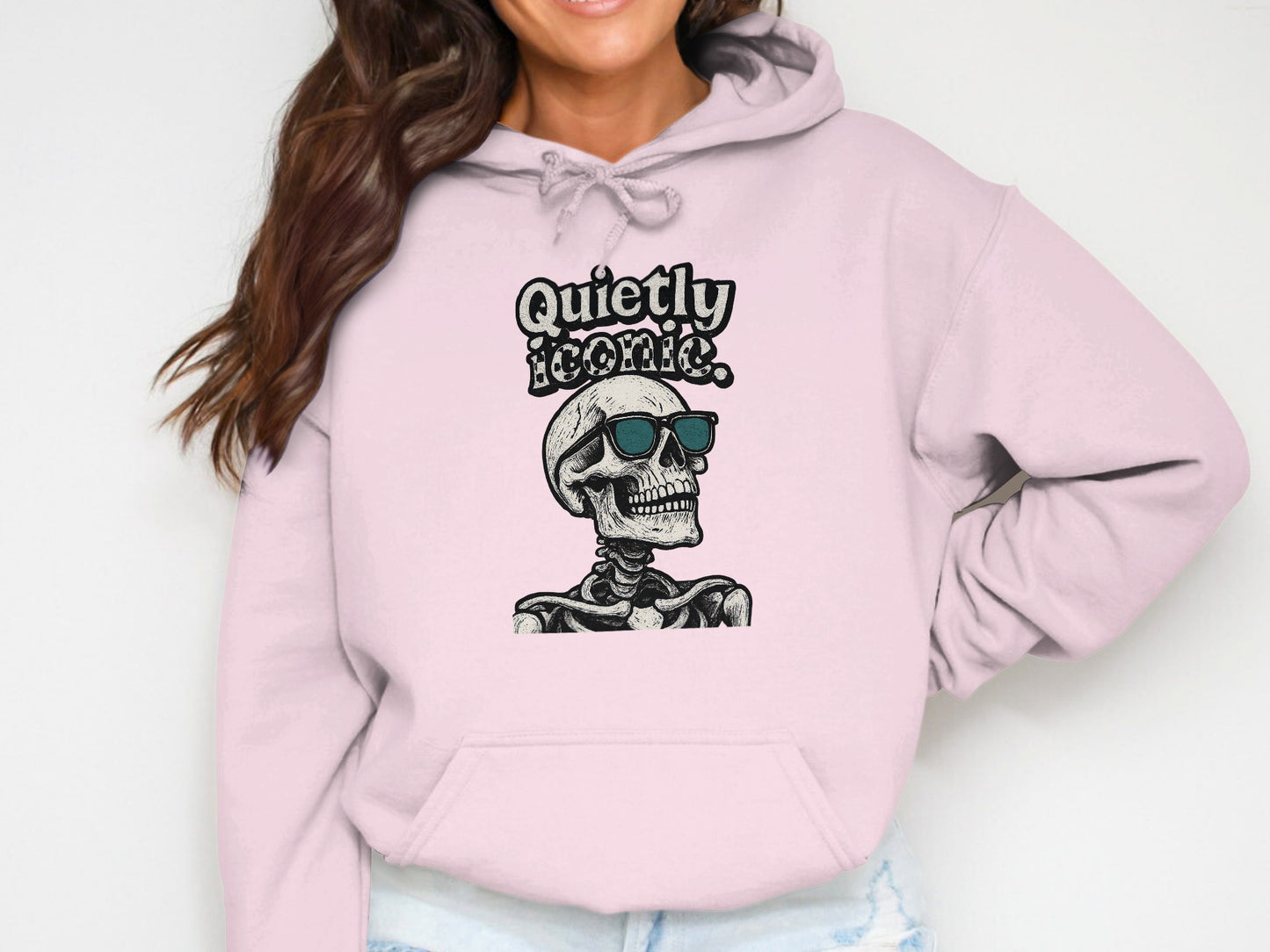 Quietly Iconic Skeleton Hoodie product type