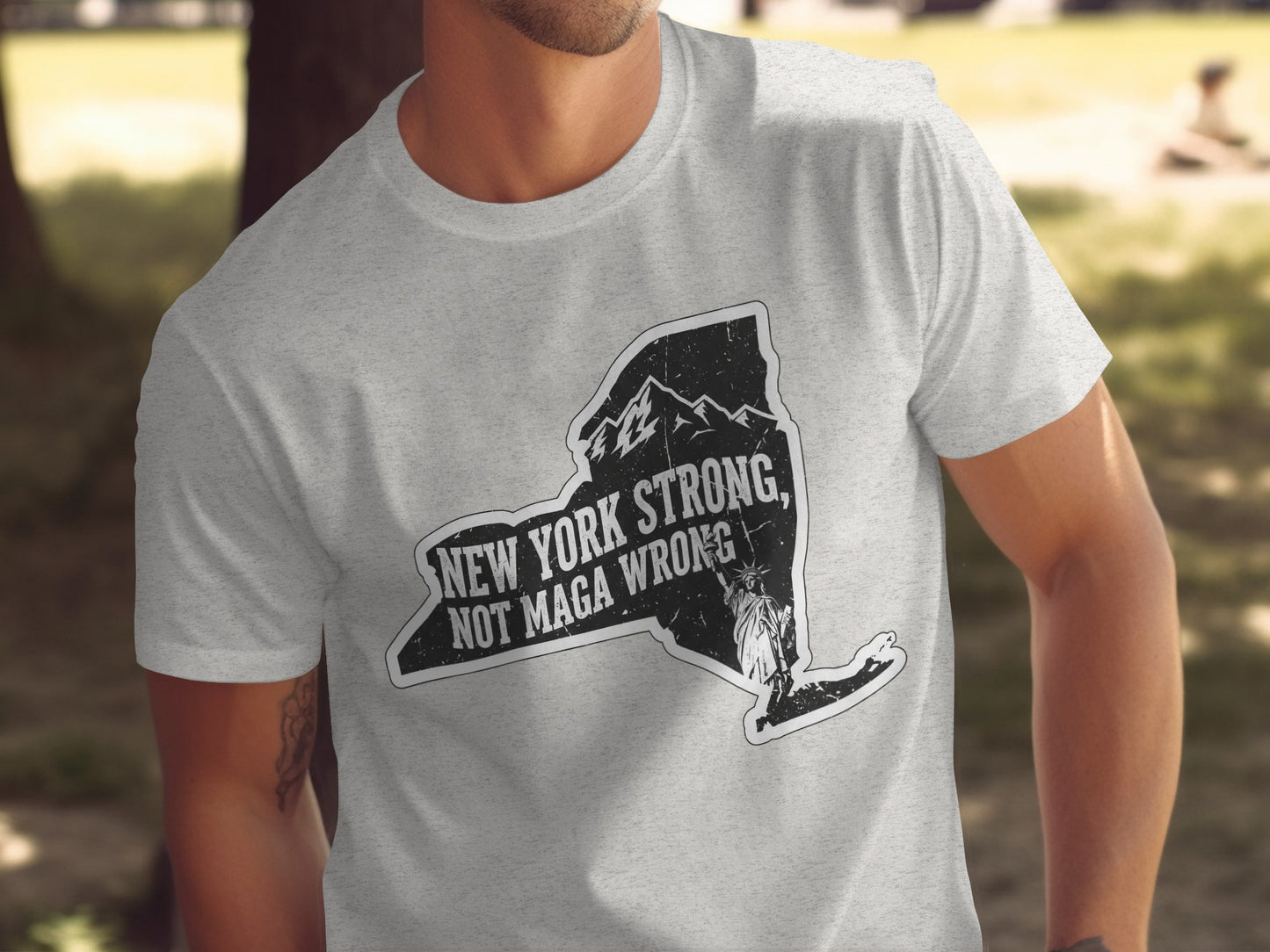 New York Strong Not Maga Wrong Graphic T-shirt product