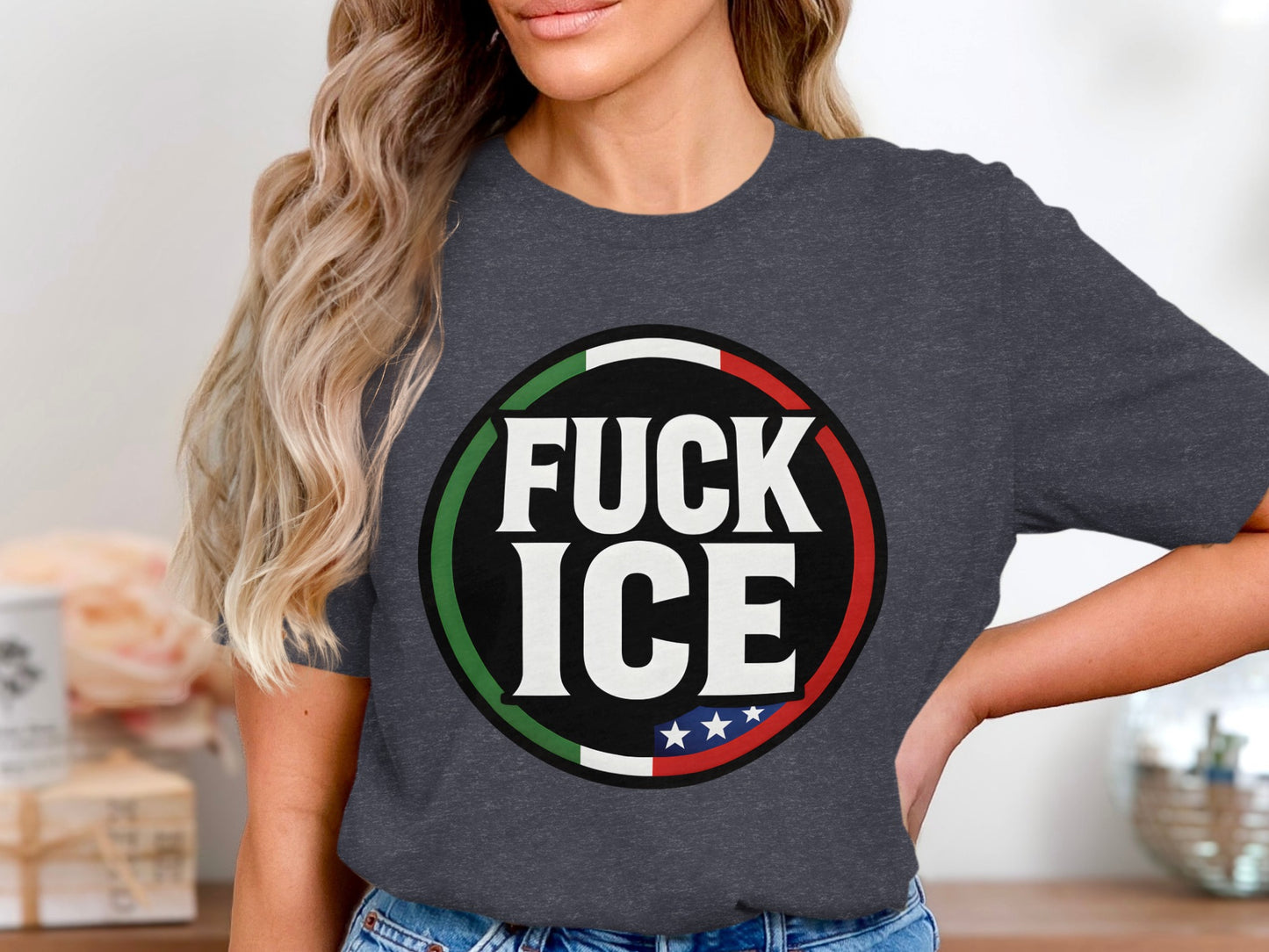 Anti ICE Graphic Statement T-Shirt unique product type