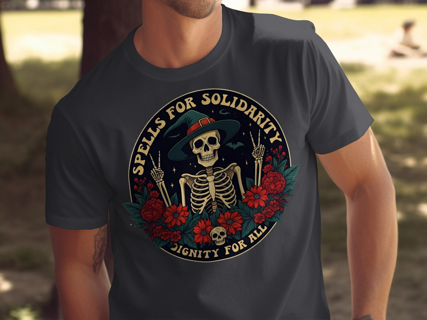 Spells For Solidarity Dignity For All T-Shirt Product