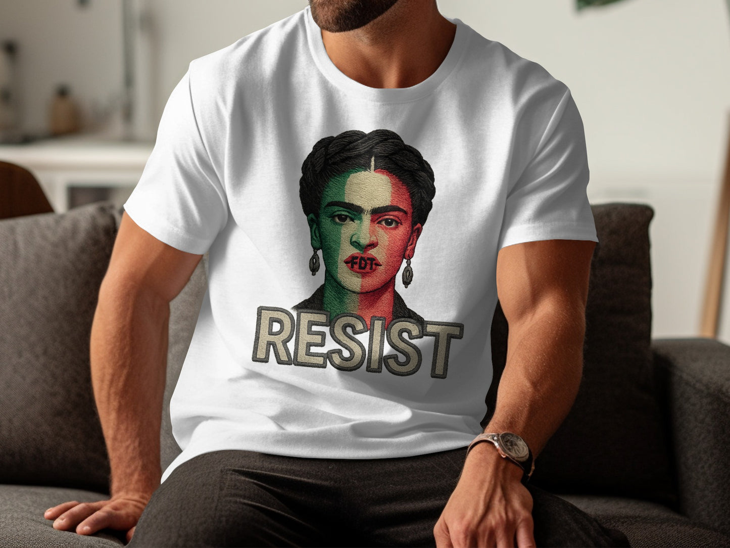 Frida Kahlo Resist Graphic Print Bold Statement product type