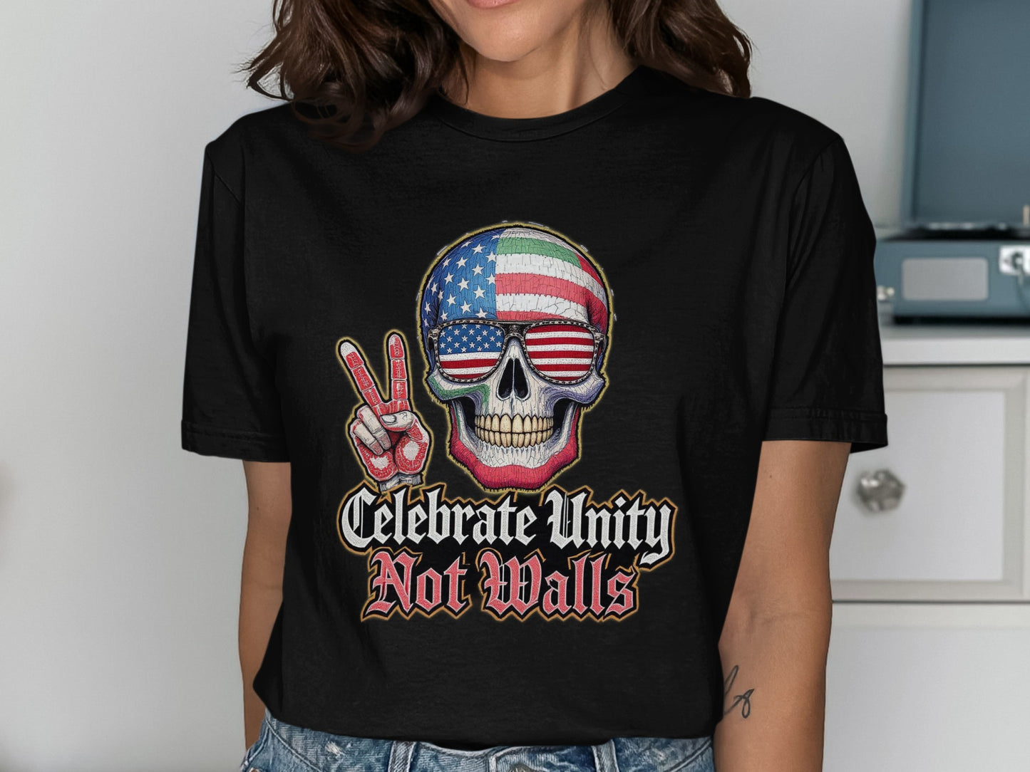Celebrate Unity Not Walls Graphic T-shirt product
