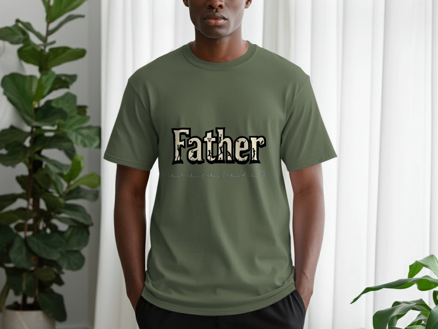 Father Graphic Tee for Casual Wear Shirt product type
