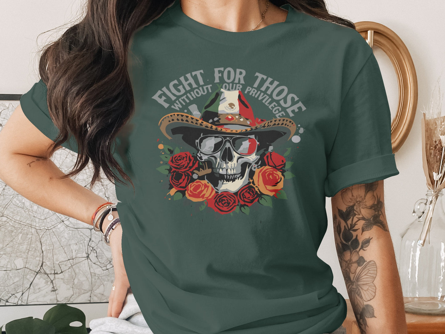 Fight For Those Without Our Privileges Graphic Tee Product