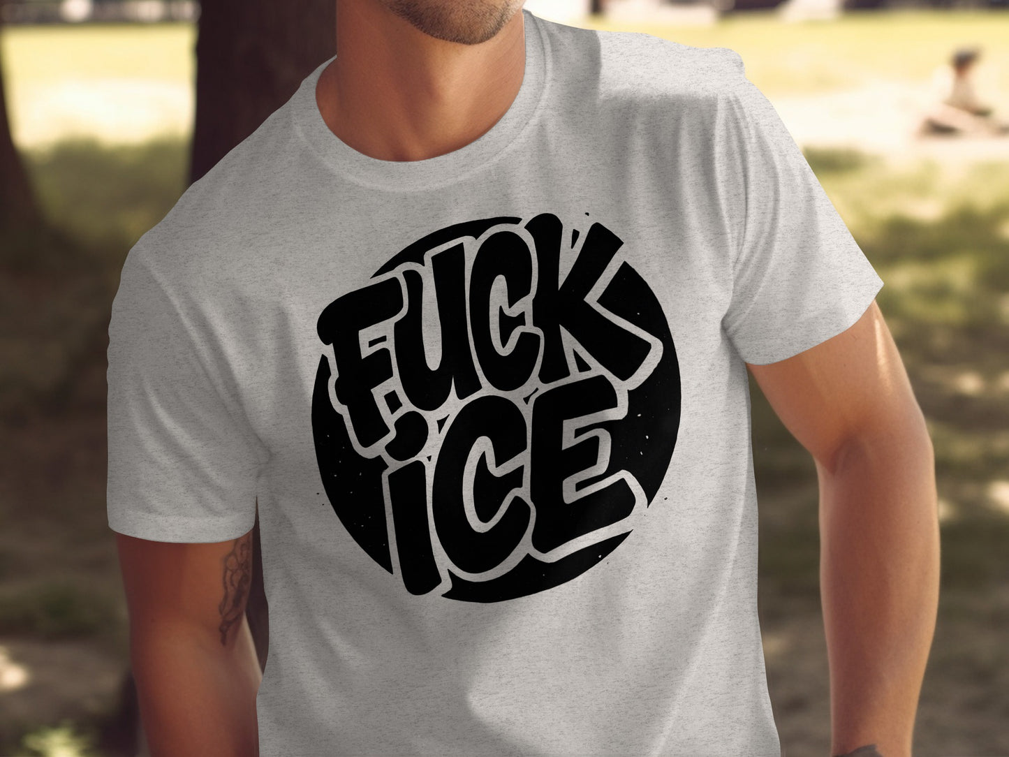 Bold Statement Fuck Ice Graphic Tee product