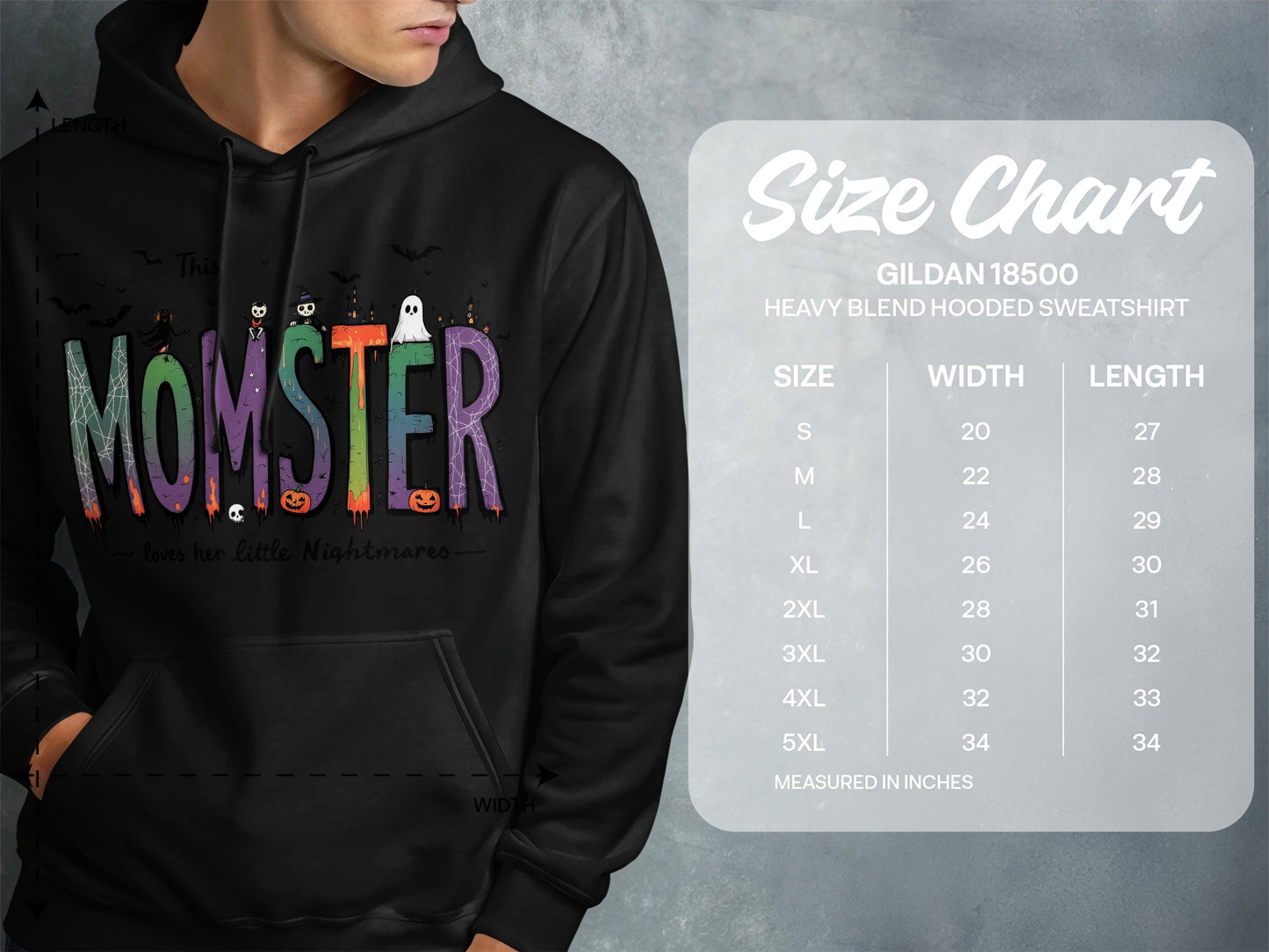 MOMSTER Fun Halloween Hooded Sweatshirt product