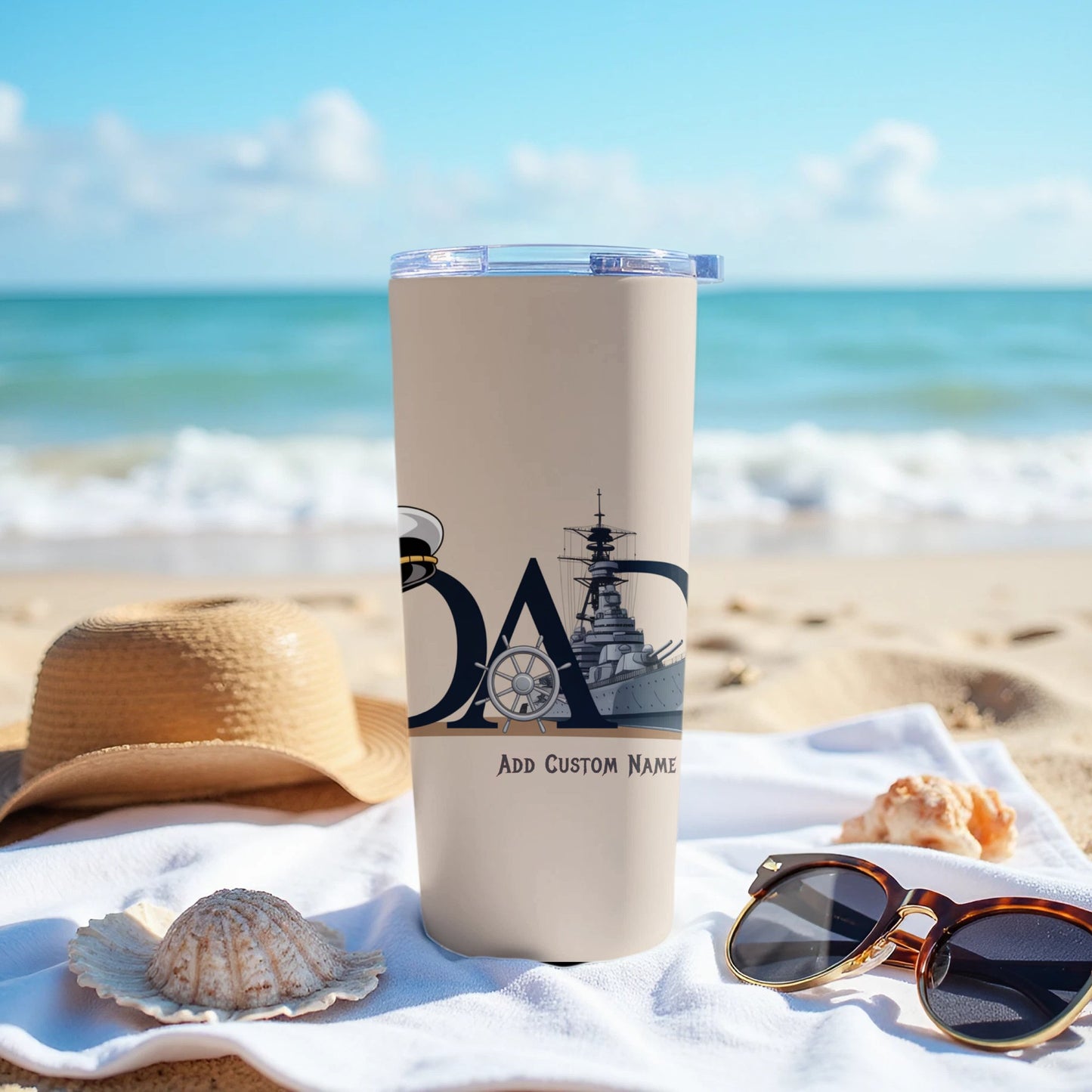 Personalized Nautical Theme Customized Tumbler product type