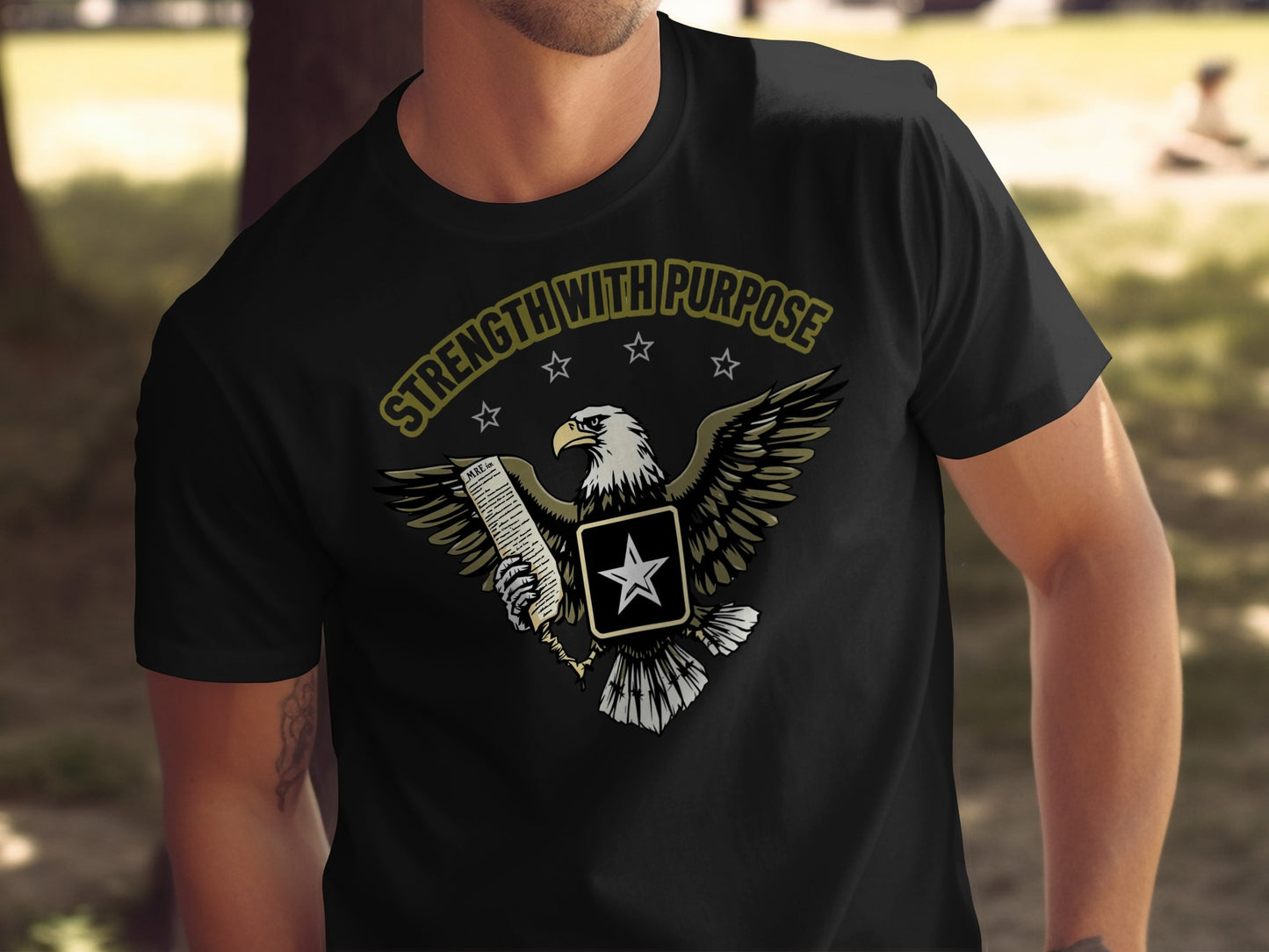 Strength With Purpose Eagle T-Shirt Product