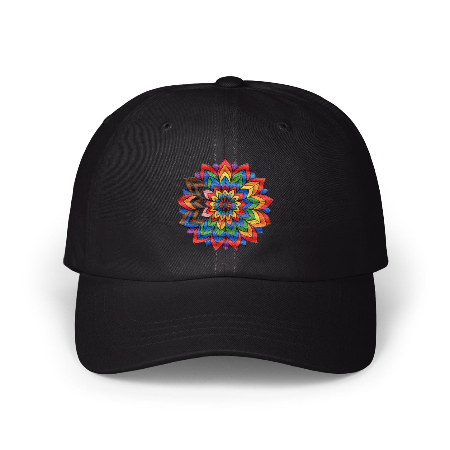 Colorful Mandala Art Design Black Hat product