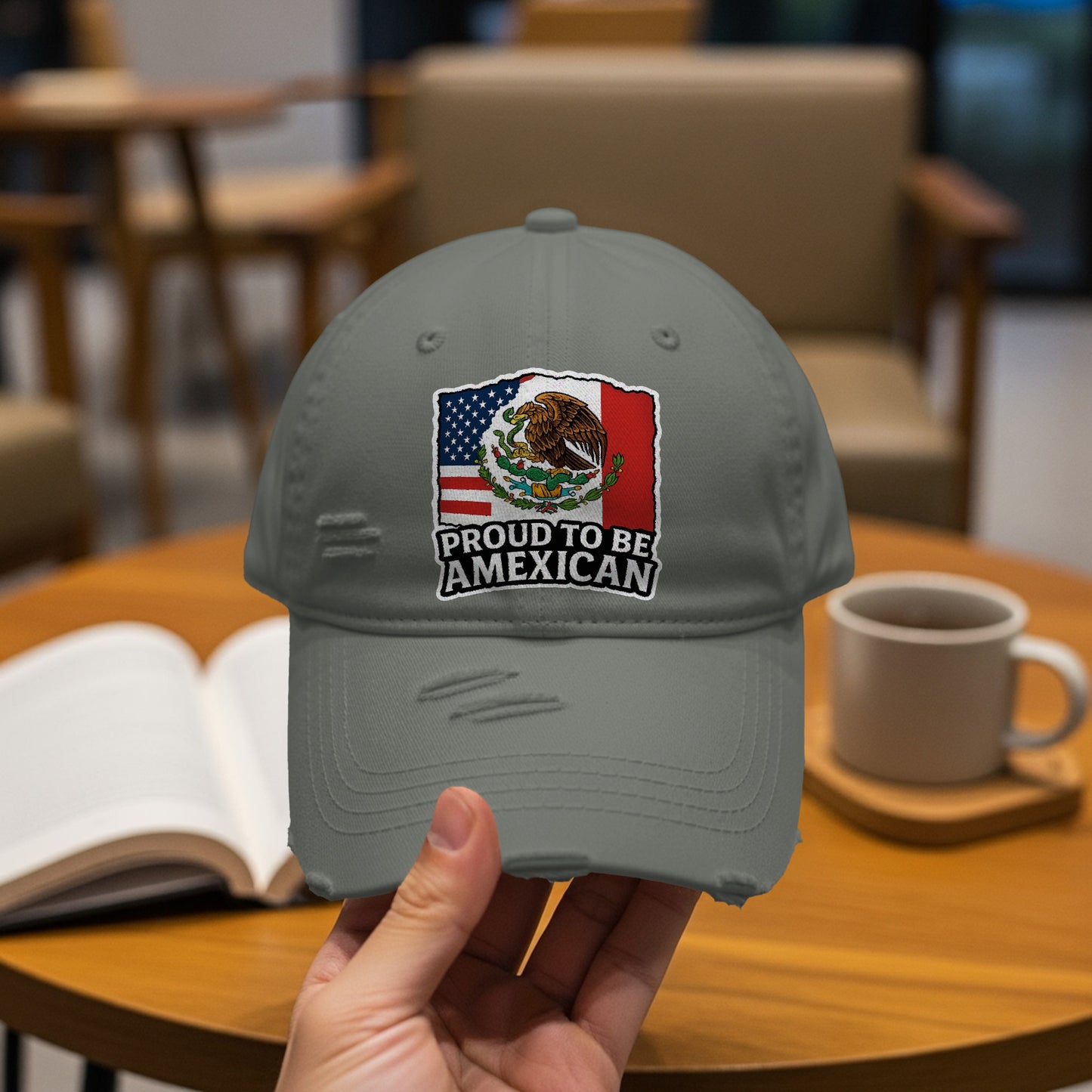 Proud to Be AMexican Patch Embroidered Cap product