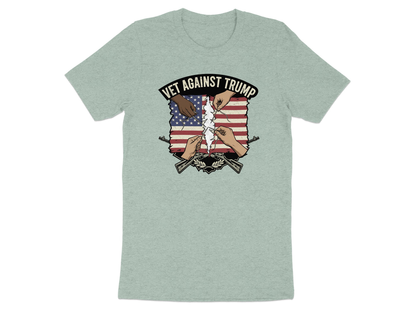 Vet Against Trump Graphic Tee Shirt product