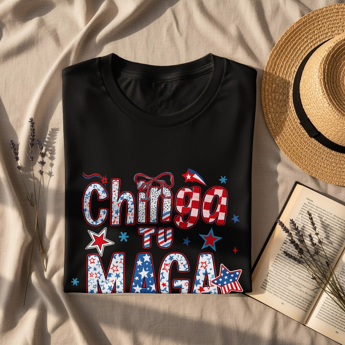 Chinga Tu Maga Graphic T-Shirt Clothing Product