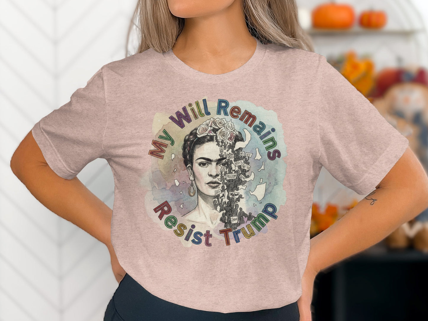 My Will Remains Resist Trump Graphic T-Shirt product
