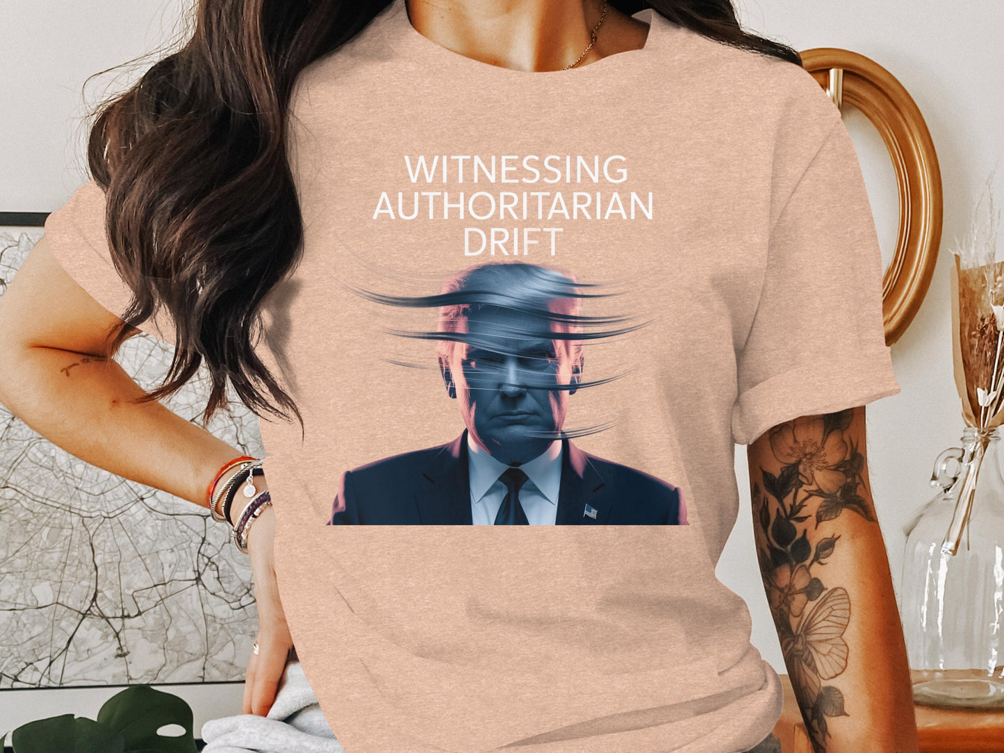 Witnessing Authoritarian Drift Graphic T-shirt product type