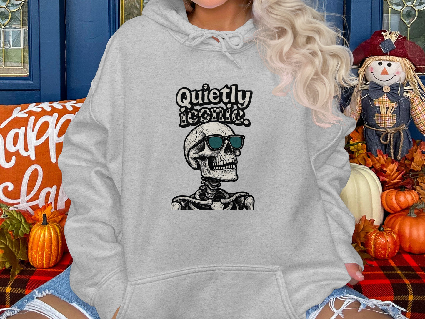 Quietly Iconic Skeleton Graphic Hoodie product