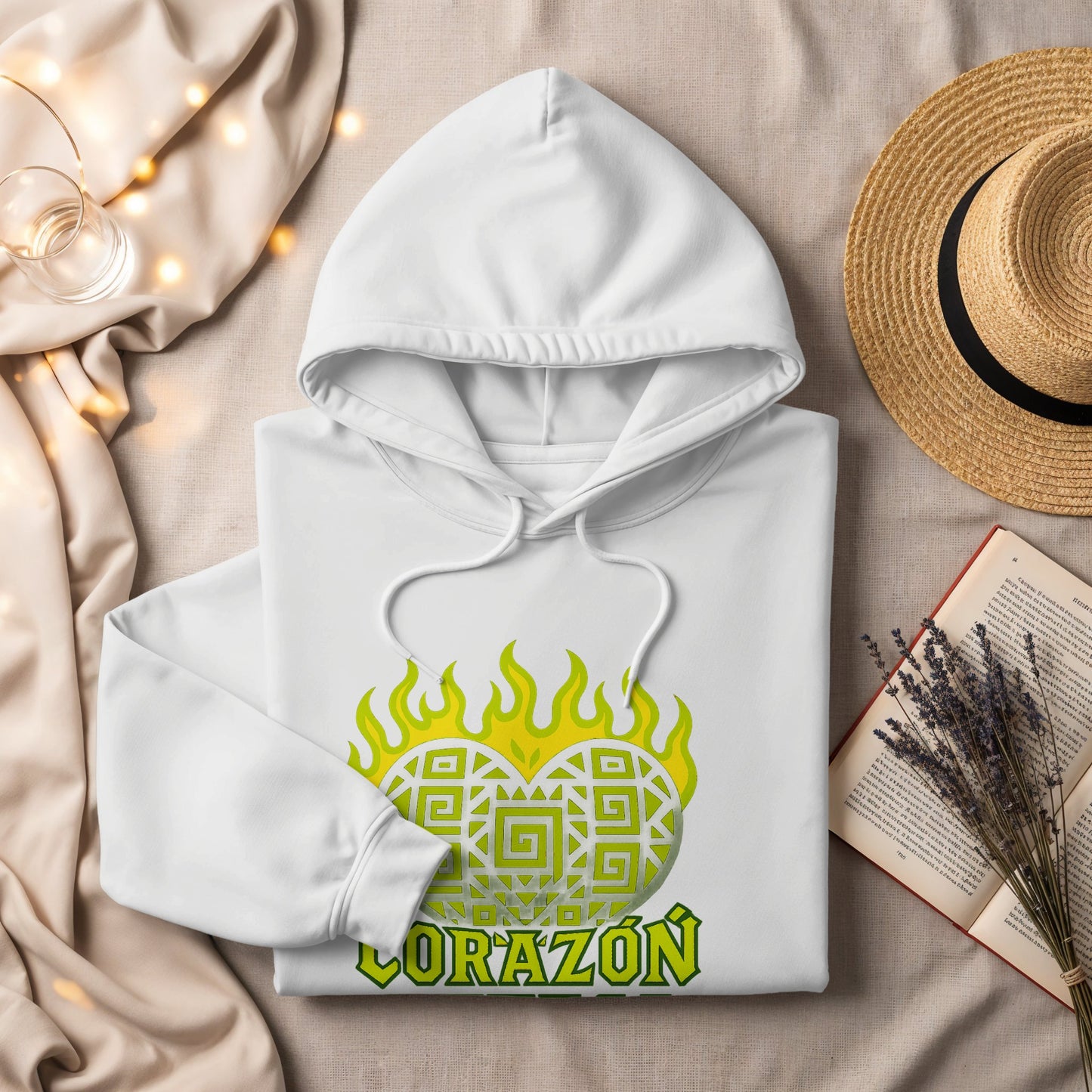 Unique Corazón Graphic Heart Hoodie Product