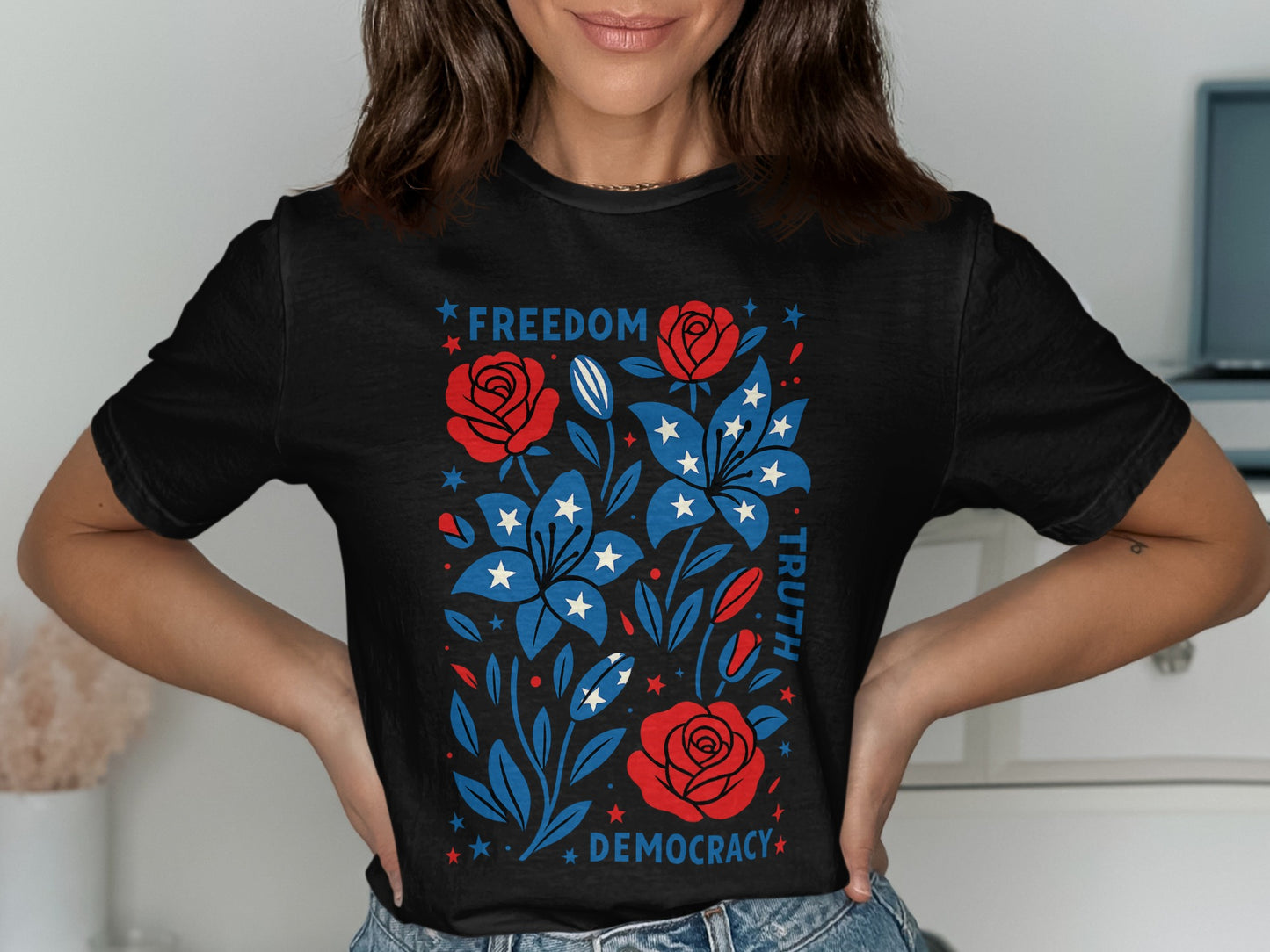 Freedom Truth Democracy Themed Shirt product