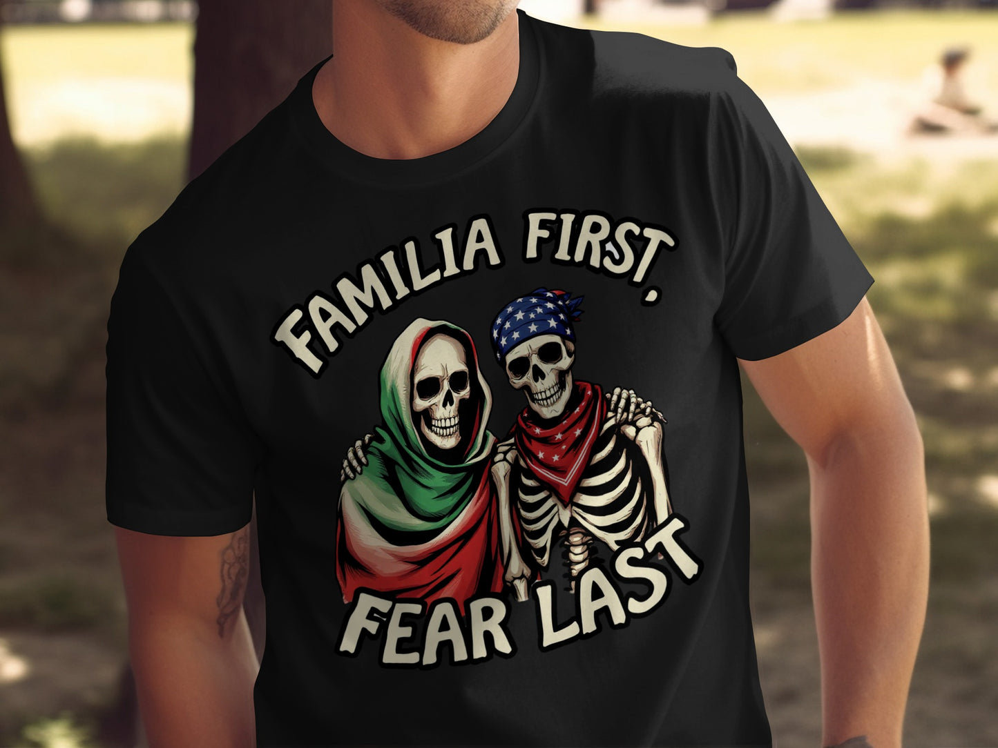 Familia First Fear Last Skull Skeletons product