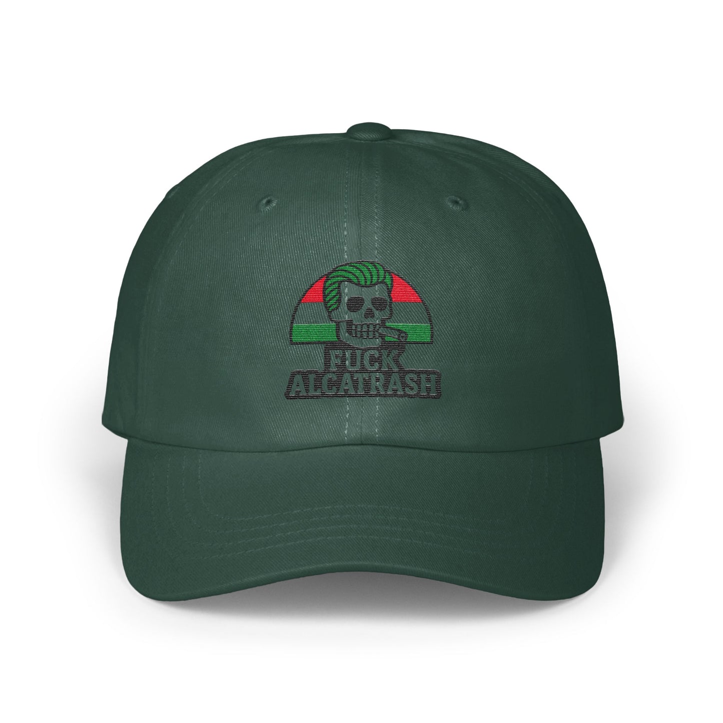 Green Fuck Alcatrash Skull Hat product