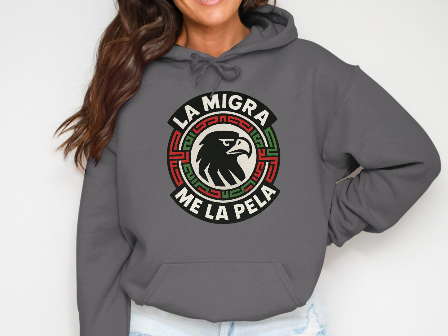 La Migra Me La Pela Graphic Hoodie product