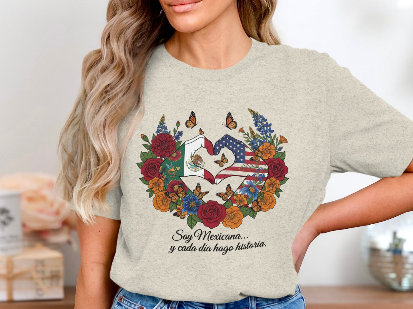 Soy Mexicana Every Day I Make History Graphic Shirt product type