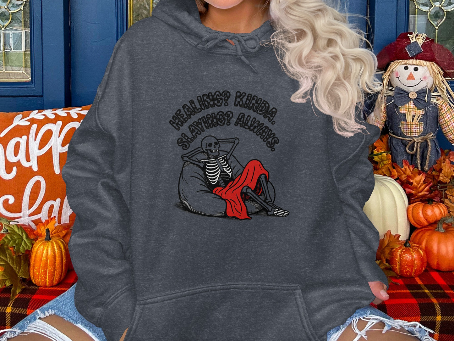 Healing Kinda Scary Skeleton Hoodie product
