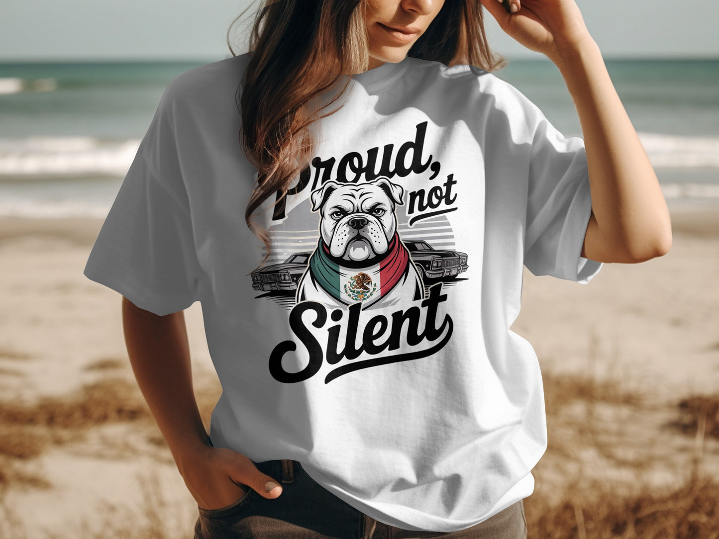Proud Not Silent Bulldog Graphic T-Shirt product