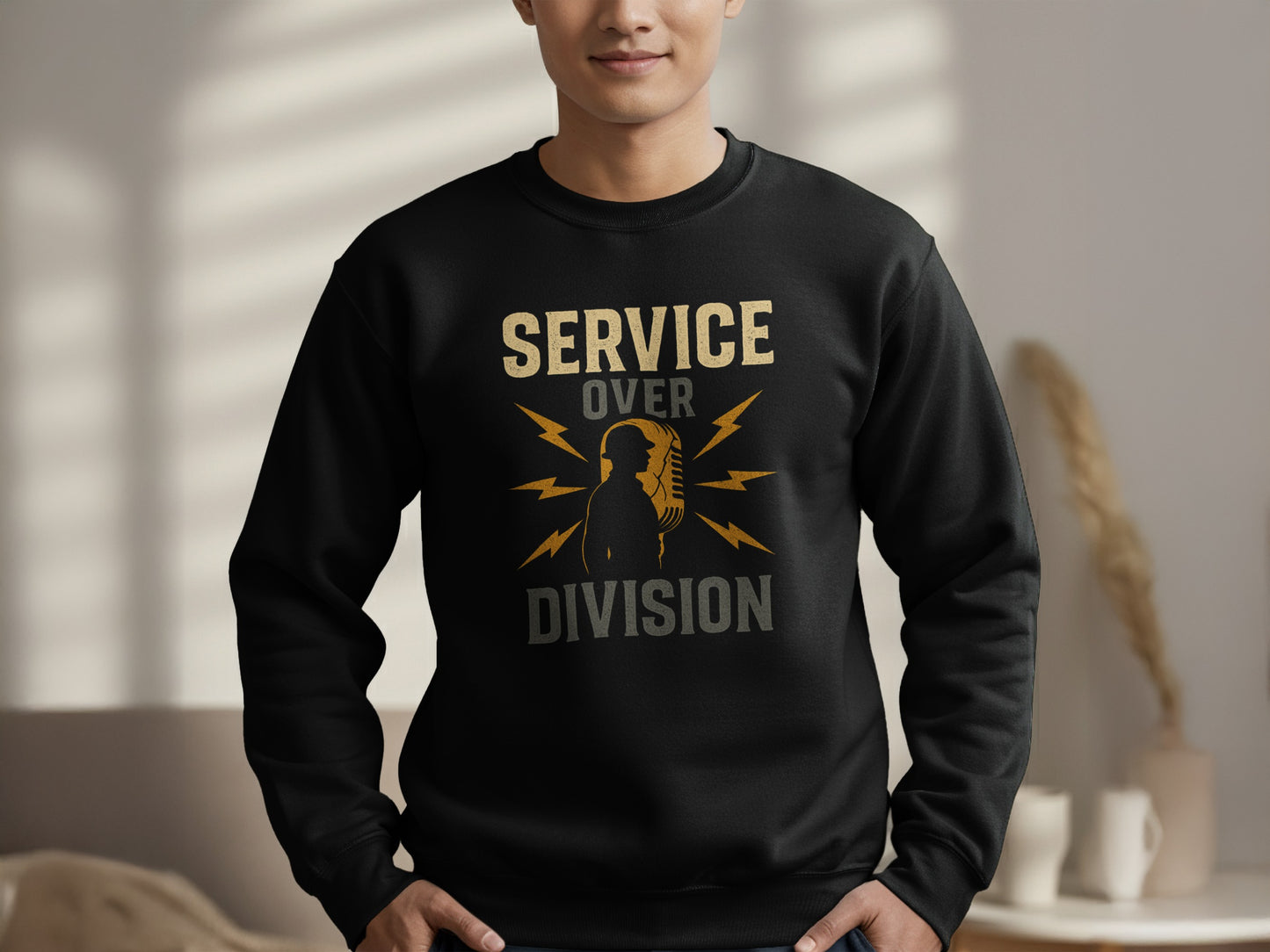 Service Over Division Graphic Pullover product type