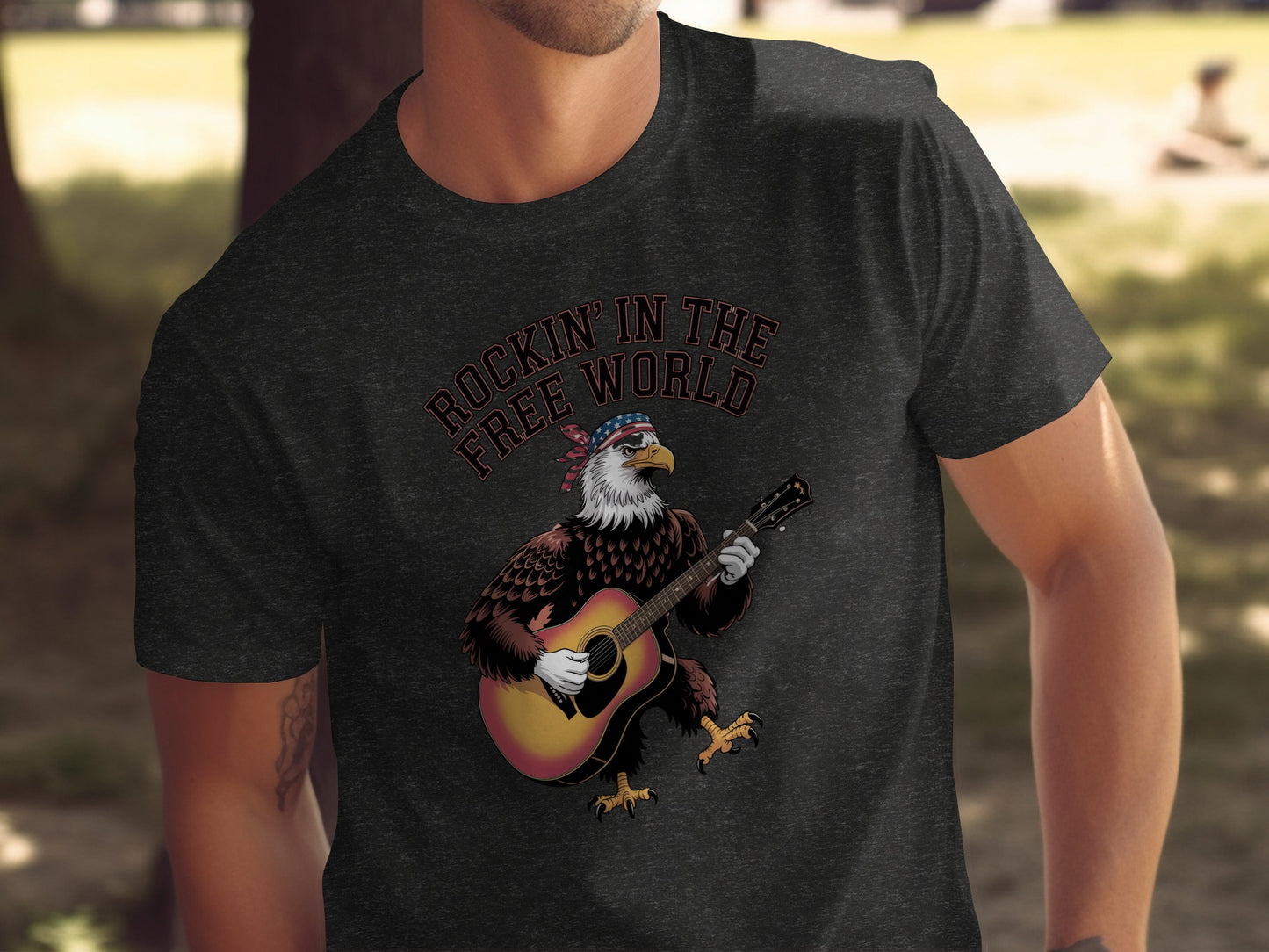 Rockin' In The Free World Graphic T-Shirt product