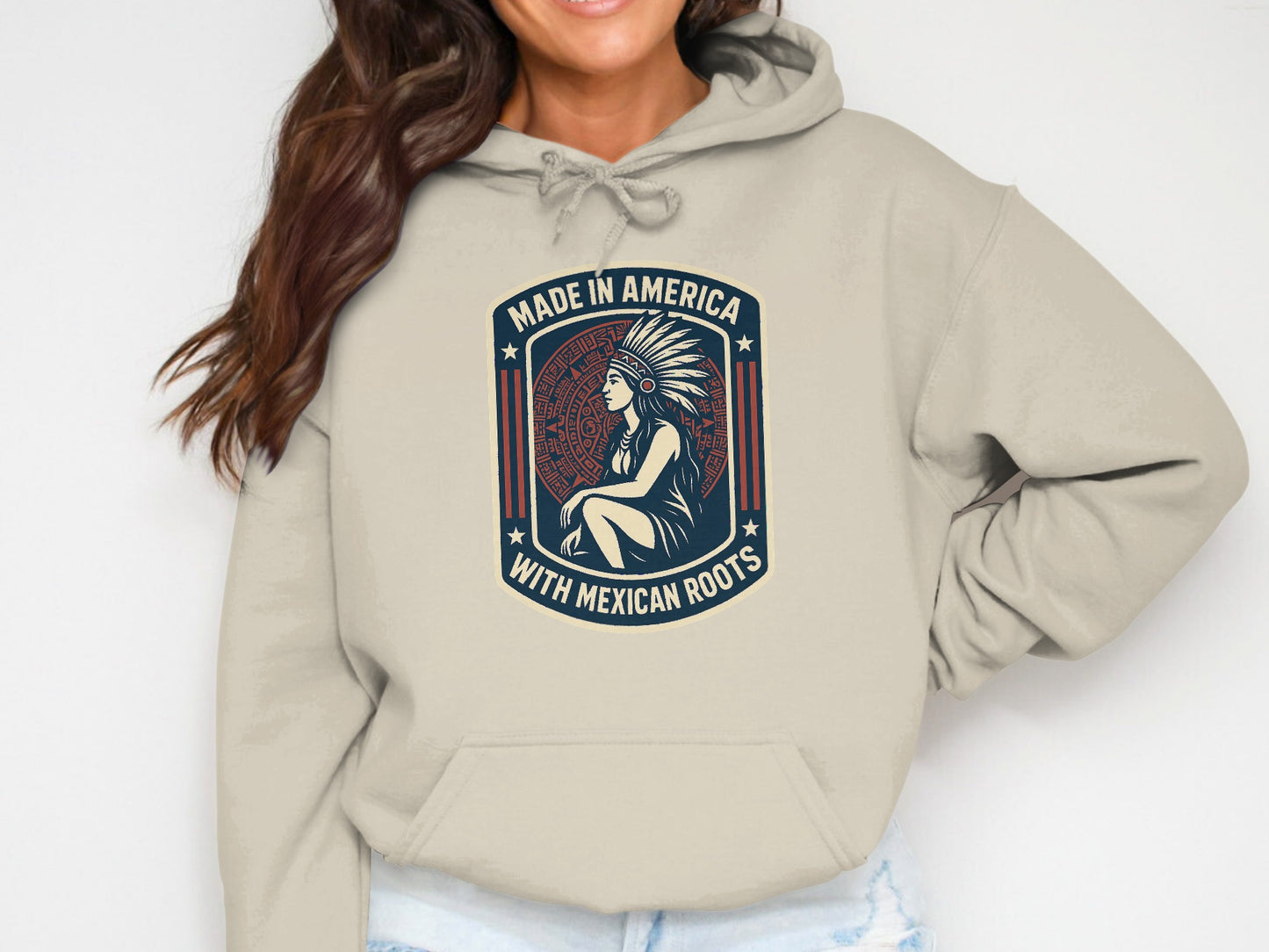 Made in America with Mexican Roots hoodie product
