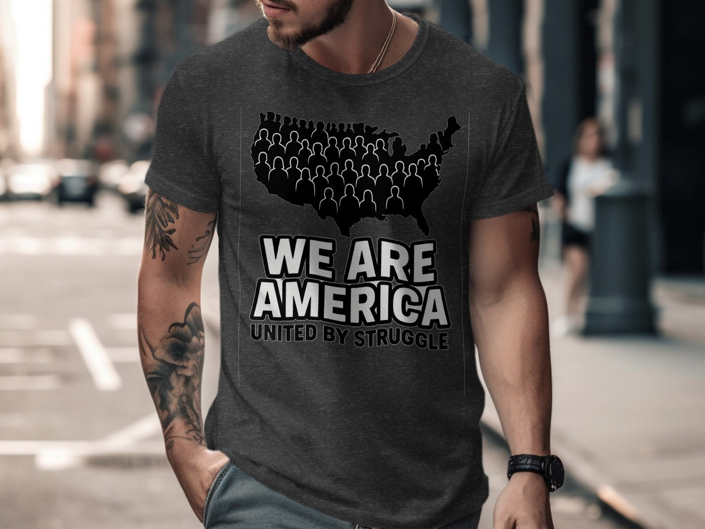 We Are America United by Struggle Graphic T-Shirt product