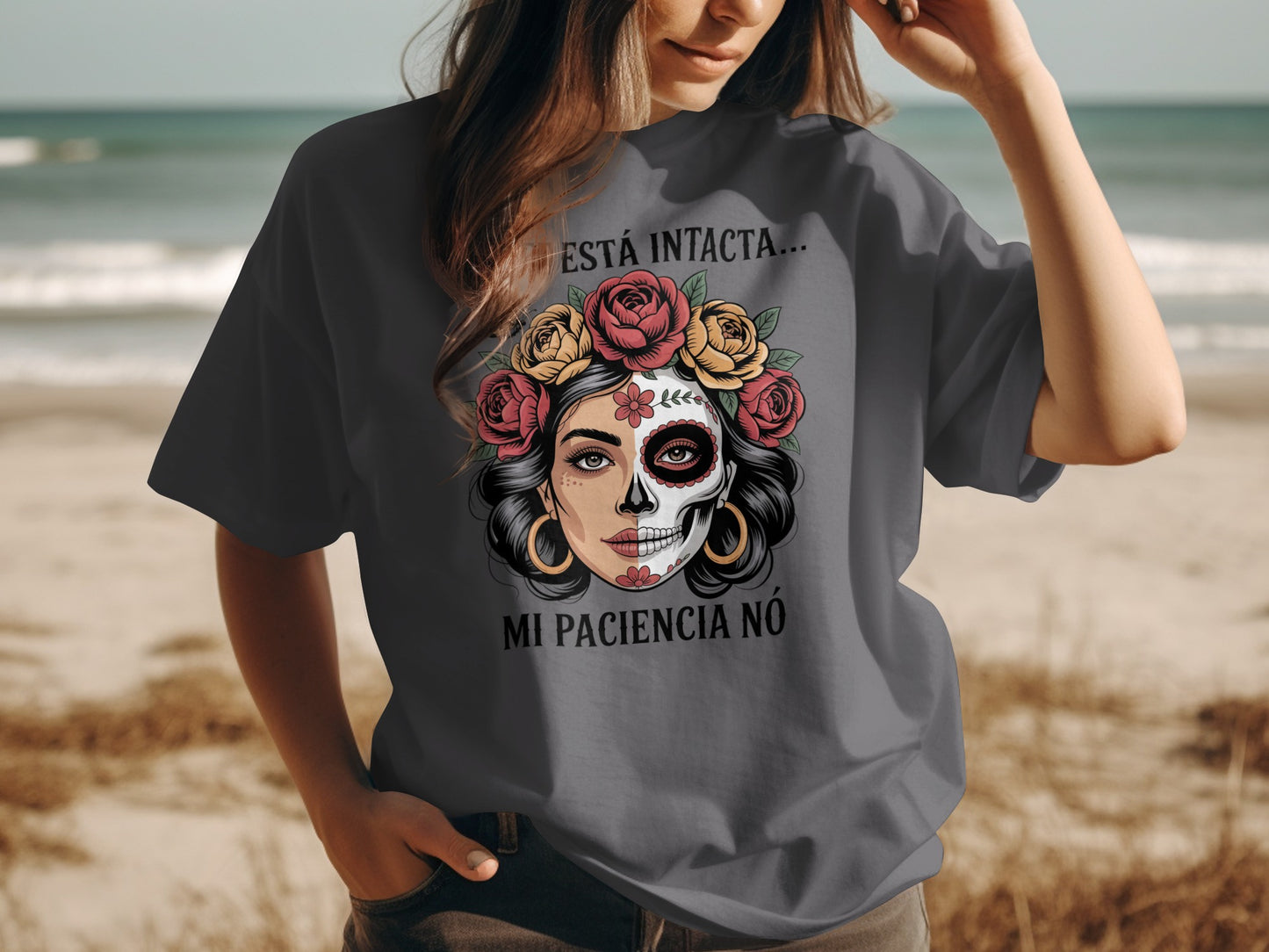 Day of the Dead Themed Graphic T-Shirt product